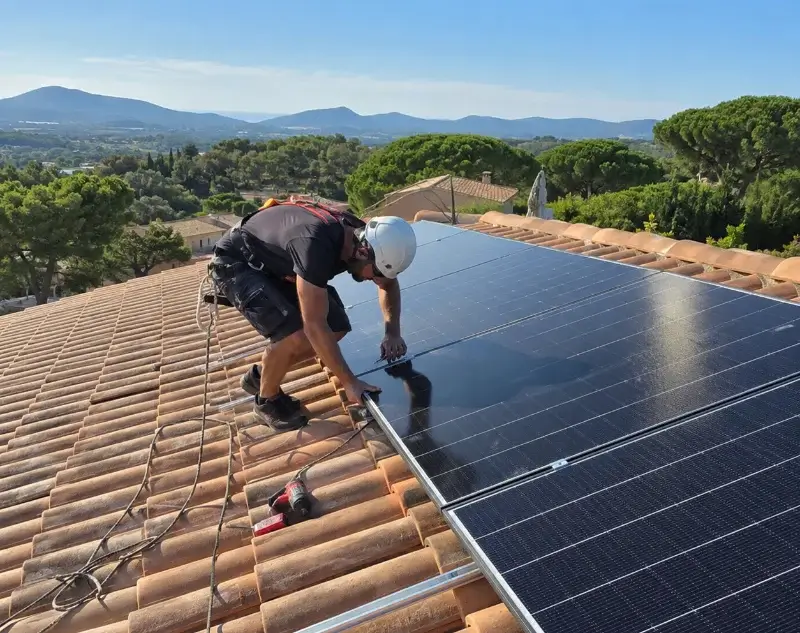 Installateur panneaux solaires Solliès-Pont — pose photovoltaïque sur toiture