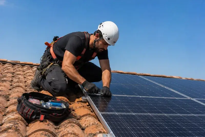 Maintenance et monitoring de panneaux solaires à Solliès-Pont