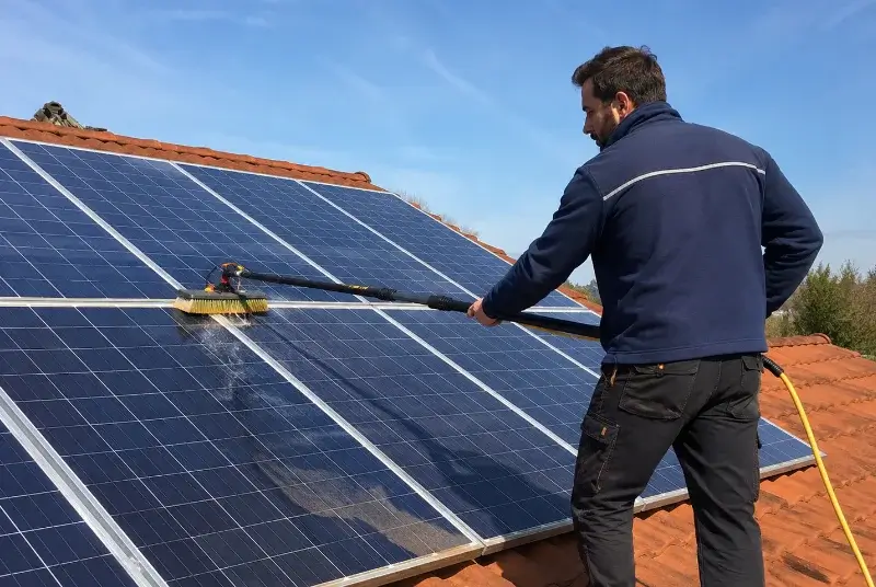 Nettoyage et entretien de panneaux solaires à Solliès-Pont